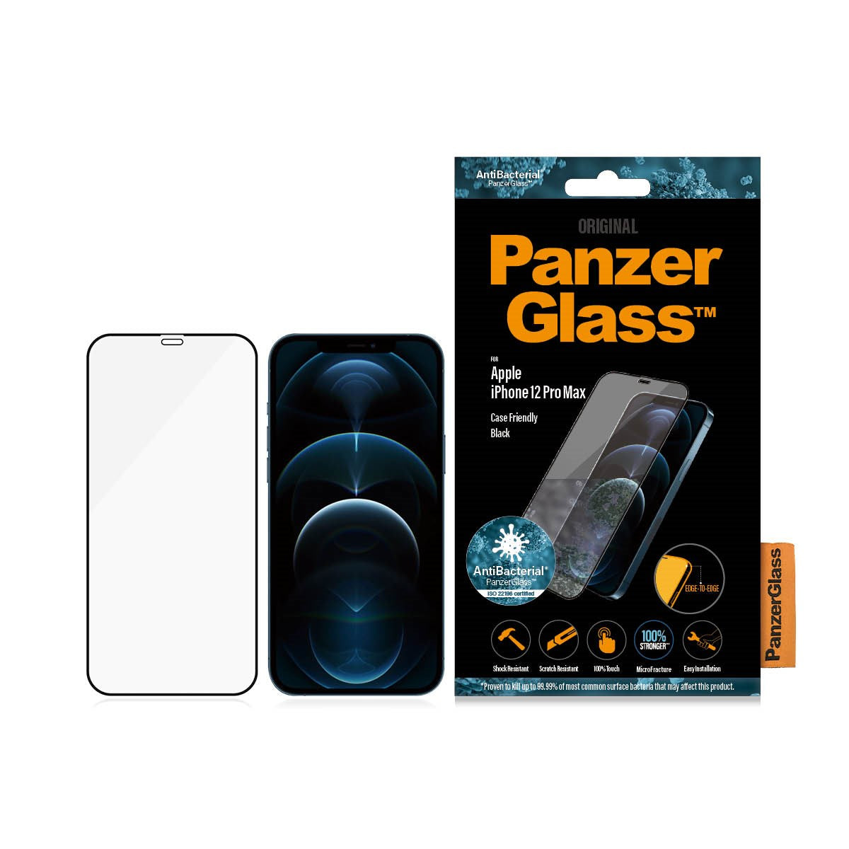 PanzerGlass® Screen Protector iPhone 12 Pro Max | Edge-to-Edge